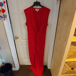 Badgley Mischka Orange Maxi 14